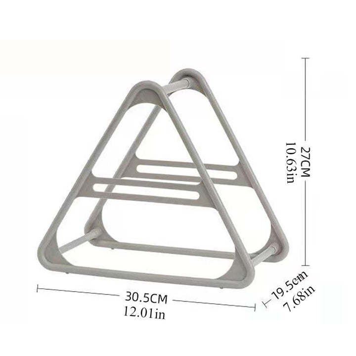 Triangle Hanger - No Drilling Needed, Durable PP Material, Multi-Purpose Storage