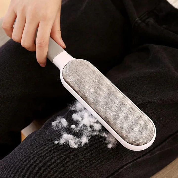 1pc, Reusable Lint Brush, Double-sided Pet Hair Removal Brush, Manual Electrostatic Sticky Lint Pet Hair Dust Brush, Carpet Pet Dog Cat Hair Remover Brush, For Clothing, Sofa, Furniture, Bedding, Carpet, Cleaning Tool