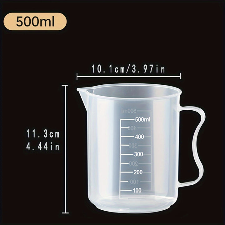 1pc, Measuring Cup, Plastic Liquid Measuring Cups, Kitchen Liquid Measuring Cups, Multifunction Measuring Cup For Baking Cooking, Essential Kitchen Tools, Kitchen Stuff Kitchen Accessories