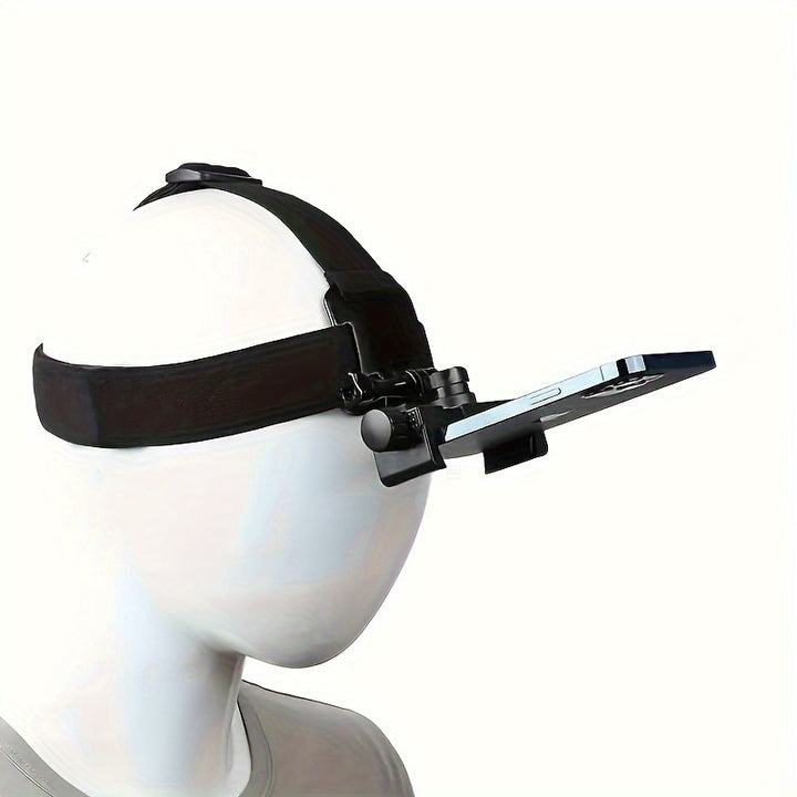 Adjustable Head-mounted Phone Camera Fixed Stand First Person Viewing Angle Shooting Video Camera Live