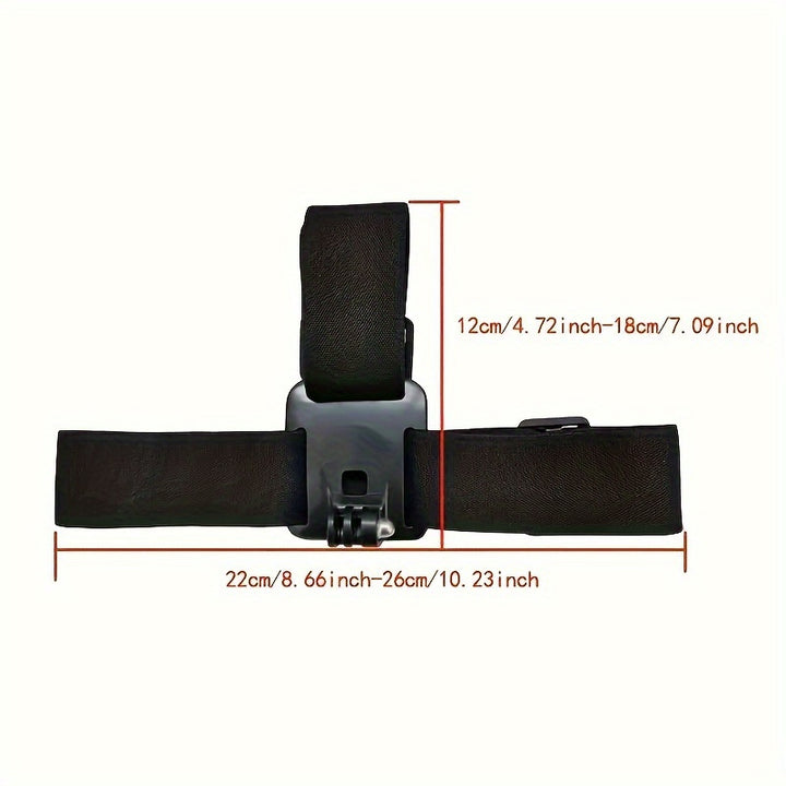 Adjustable Head-mounted Phone Camera Fixed Stand First Person Viewing Angle Shooting Video Camera Live