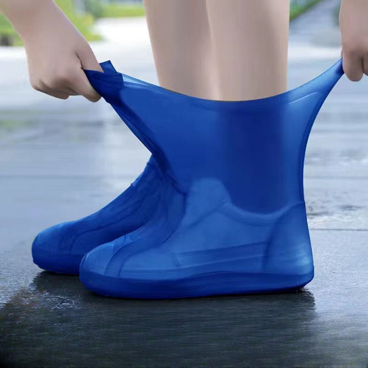 3 pair Of Outdoor Latex Rain Boots Waterproof Shoe Cover That Can Be Reused For Rain Prevention. Multiple Colors To Choose From, Durable