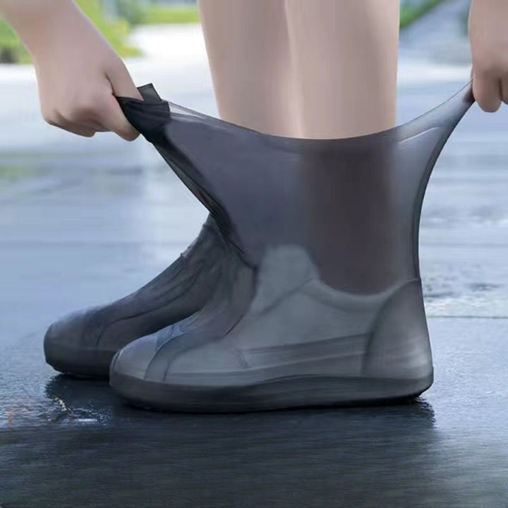 3 pair Of Outdoor Latex Rain Boots Waterproof Shoe Cover That Can Be Reused For Rain Prevention. Multiple Colors To Choose From, Durable