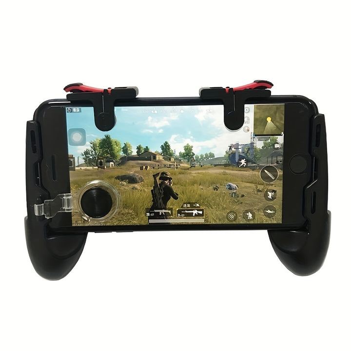 4pcs Gaming Finger Sleeves Set with Left & Right Trigger Attachments, Compatible with Smartphones, Uncharged, for Enhanced PUBG & Shooter Gameplay Experience