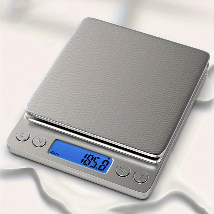 High Precision Digital Food Scale - 1pc Kitchen Scale in Grams and Ounces - Apartment Essentials, University Dormitory Essentials, Back to School Supplies