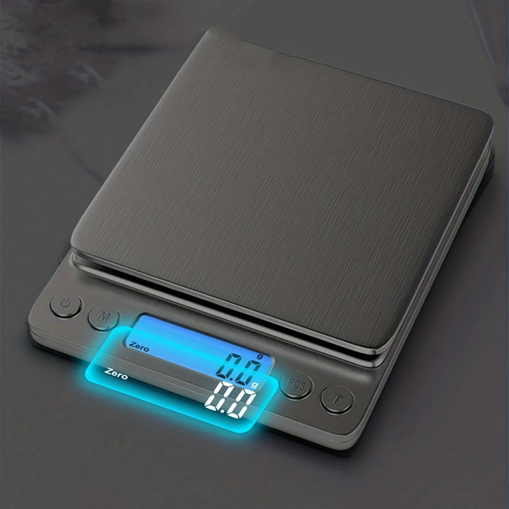 High Precision Digital Food Scale - 1pc Kitchen Scale in Grams and Ounces - Apartment Essentials, University Dormitory Essentials, Back to School Supplies