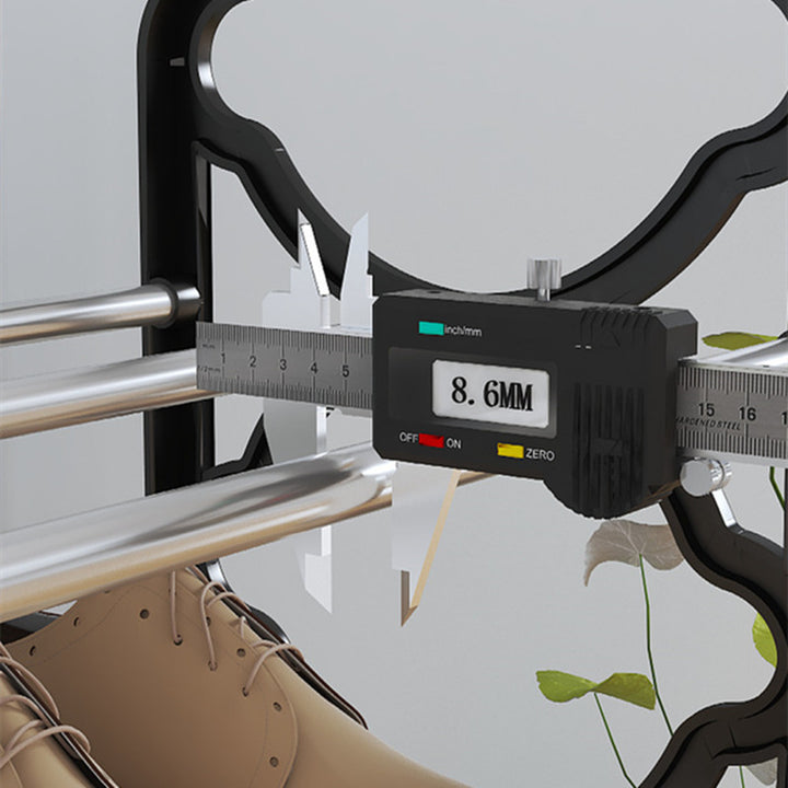 Organisateur de rangement à chaussures en acier inoxydable à 4 niveaux - Armoire de rangement à chaussures autoportante pour placard, entrée de porte d'entrée et hall d'entrée - Facile à installer et gain de place