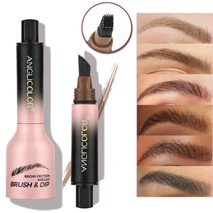 Smudge-Proof Waterproof Long-Lasting Eyebrow Tint Cream - Precise Natural-Looking Brows with Brush, Eyebrow Gel, Pen - Popular Choice