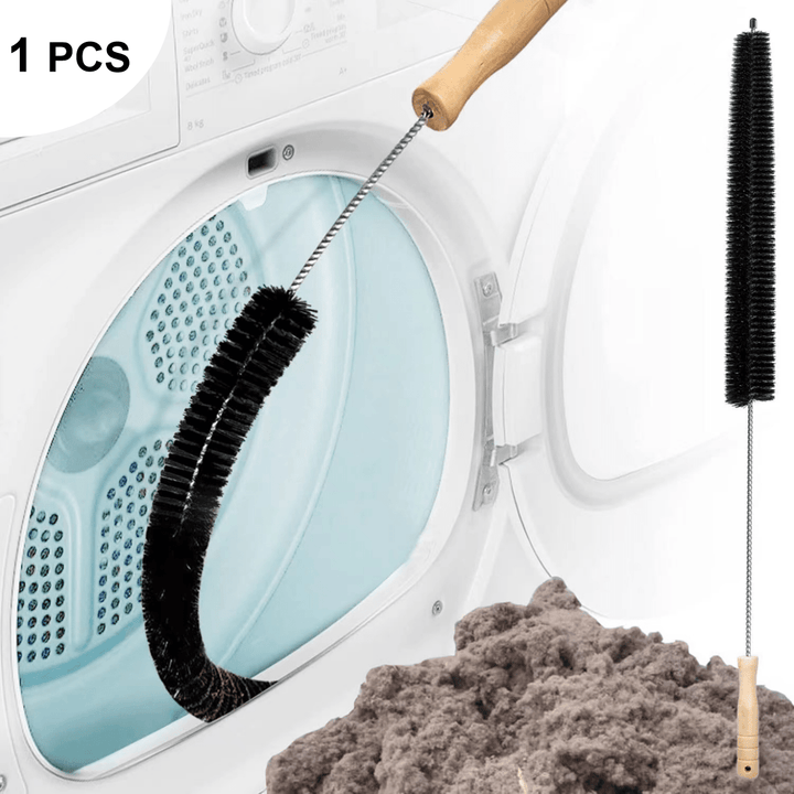 1pc Multi-Purpose Dryer Vent Cleaning Tool Set - Manual Lint Brush, Flexible Crevice Brush, and Washing Machine Brush for Bathroom and Kitchen Use - No Electricity or Batteries Required