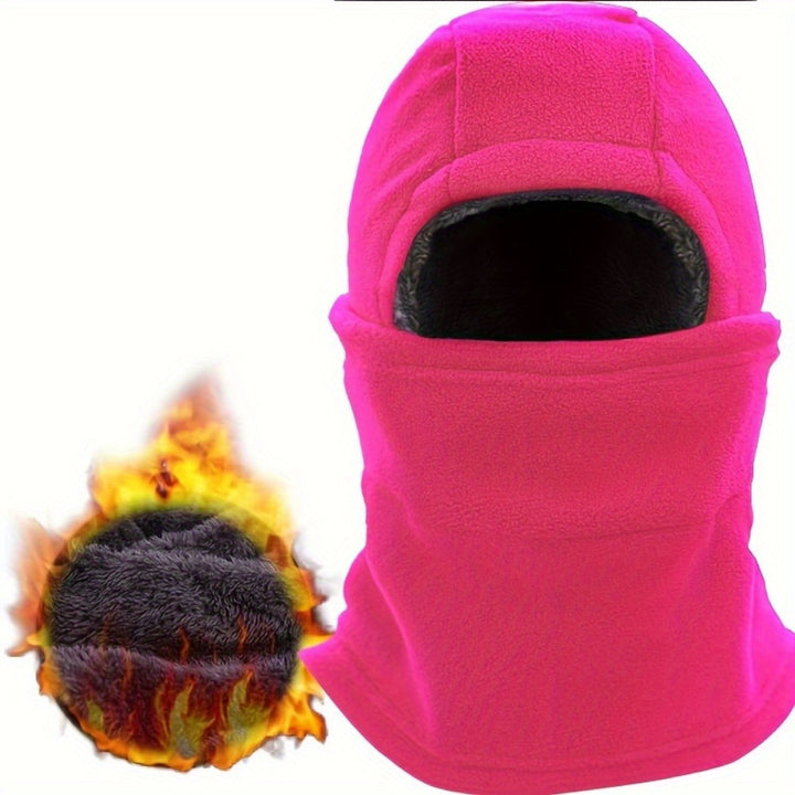 Maschera Balaclava in Pile Spesso per Inverno, Cappello Copricollo Antivento per Uomini e Donne, Maschera per Moto in Clima Freddo, Cappello Antivento per Sport all'Aperto