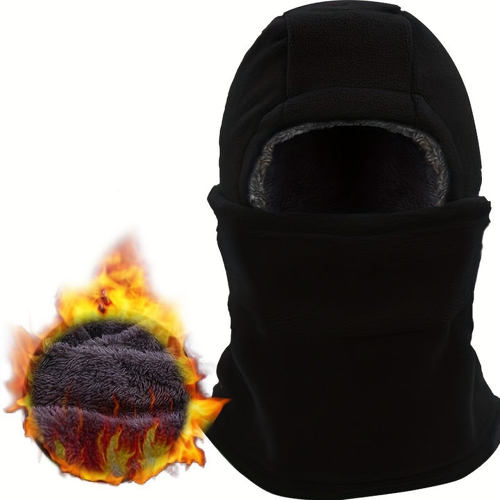 Maschera Balaclava in Pile Spesso per Inverno, Cappello Copricollo Antivento per Uomini e Donne, Maschera per Moto in Clima Freddo, Cappello Antivento per Sport all'Aperto