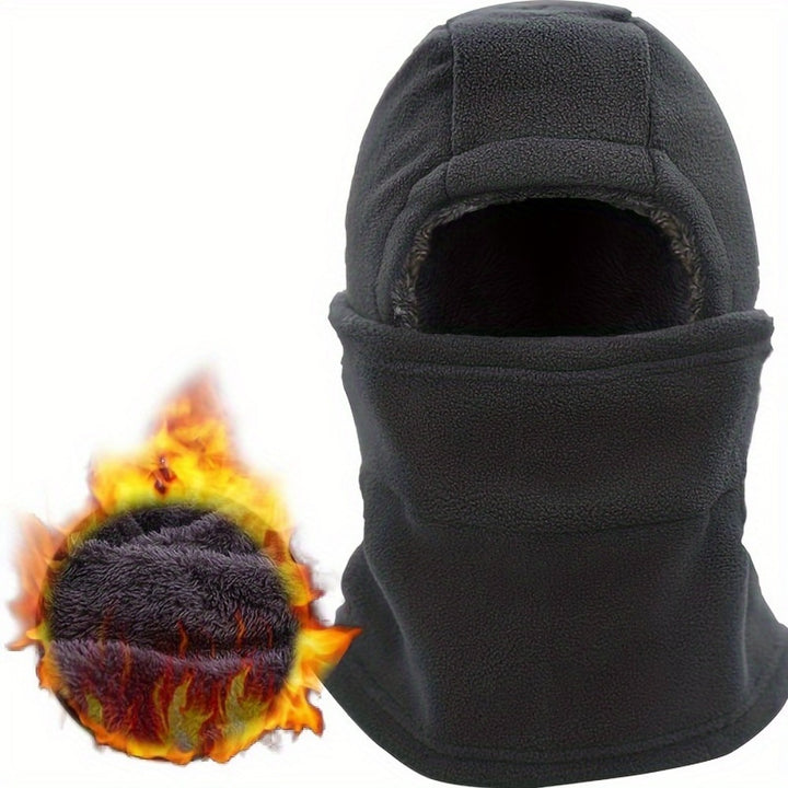 Maschera Balaclava in Pile Spesso per Inverno, Cappello Copricollo Antivento per Uomini e Donne, Maschera per Moto in Clima Freddo, Cappello Antivento per Sport all'Aperto