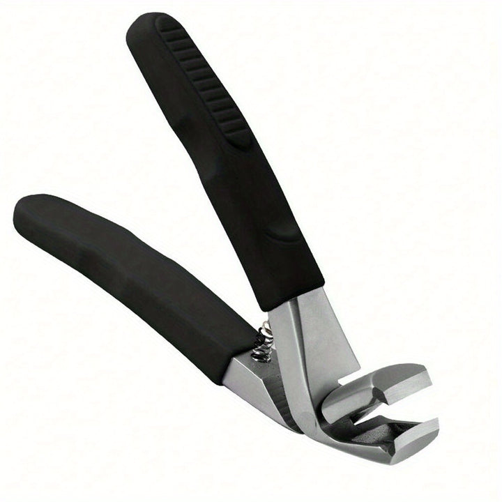 3pcs for Thick Nails for Seniors, Angled Heavy Duty Toe Nail Clippers with Catcher, Mess Free Large Fingernail Clippers with Wide Opening for Men Women, Sharp Stainless Steel Nail Cutter