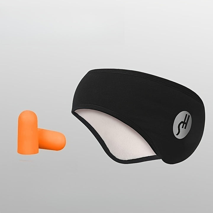 Comfort-Fit Adjustable Sleep Mask with Noise Cancelling Earplugs - Fragrance & Paraben Free, Suitable for All Skin Types