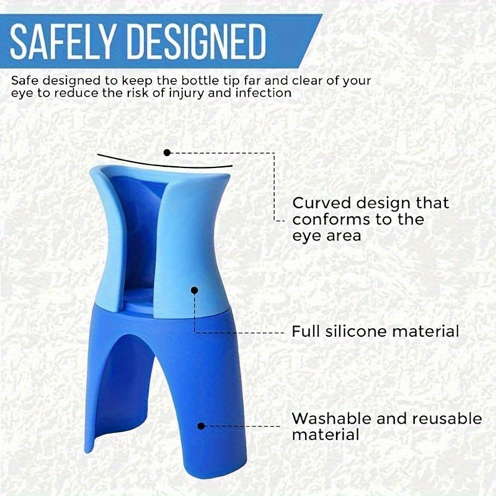 Einfache-Griff Tragbare Augentropfenflasche - Hypoallergen, Wiederverwendbar & Duftfrei für Alle Altersgruppen, Passt in die meisten Standardfläschchen, Ideal für Reisen & Platzsparend