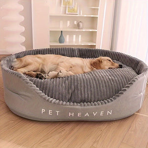 Cama para Perros Ultra Suave y Lujosa - Camas para Mascotas - Acolchada, Resistente a Mordeduras, a Prueba de Suciedad, Confort Supremo, Uso en Cuatro Estaciones, Lavable a Máquina, Perfecto Refugio para Mascotas en la Sala de Estar con Fácil Cuidado