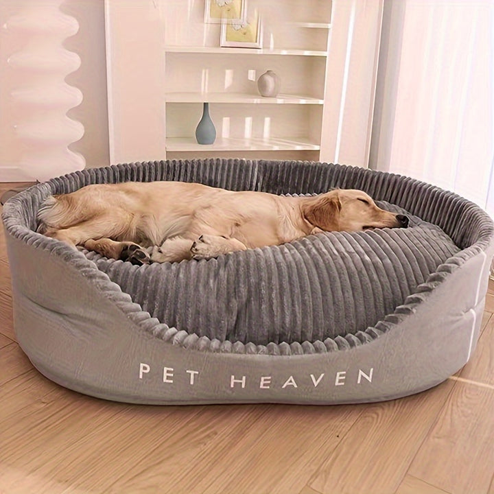 Ultra-Soft Luxurious Dog Bed Kennel - Pet Beds - Plush, Bite-Resistant, Dirt-Proof, Supreme Comfort, Four Seasons Use, Machine Washable, Perfect Living Room Pet Haven With Easy Care