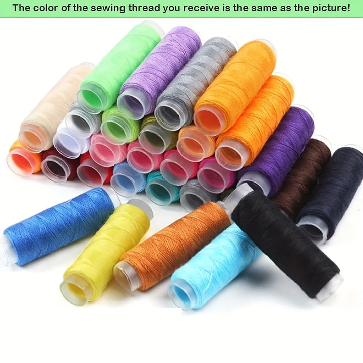 [BOBODE Sewing Kit] BOBODE 43/104pcs Sewing Kit - 24-Color Threads, Needle and Thread Kit for Small Fixes, Basic Mini Travel Sewing Kit for Emergency Repairs, Color: Black, No Printing