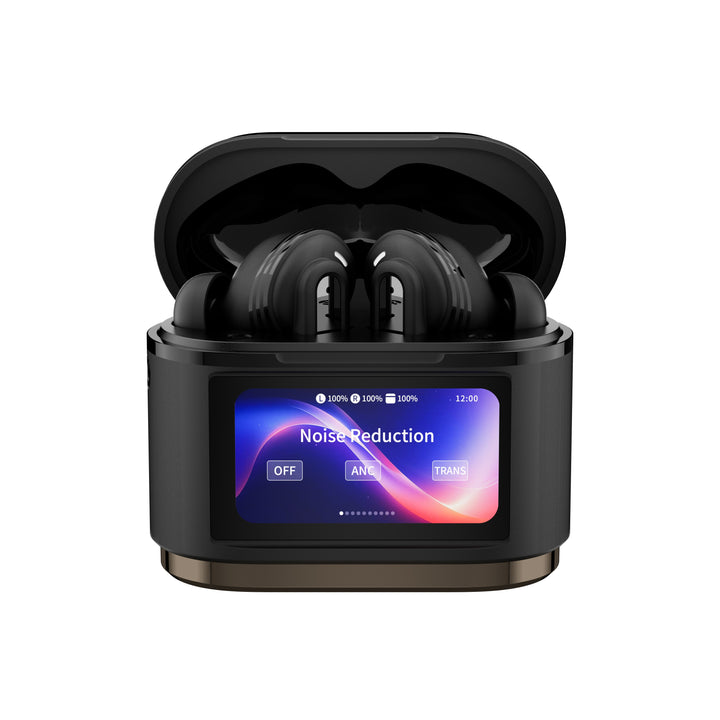 LIFEBEE 2024 Newly Upgraded Smart Touch Screen Headphones, Wireless Earbuds With Advanced ANC & ENC, Immersive Sound, Ergonomic Design, Long-Lasting Battery Sports Headphones, Built-in High-Quality Microphone.