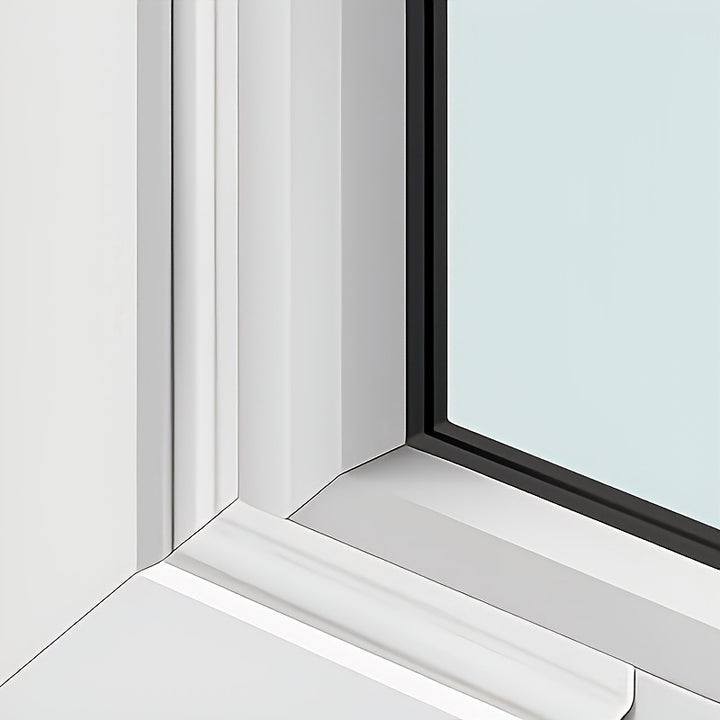 1 roll of weather protection self-adhesive window sealing strip - plastic waterproof, windproof and windproof strip, sound insulation tape, used for windproof, dustproof, rainproof and noise reduction, 472 inches