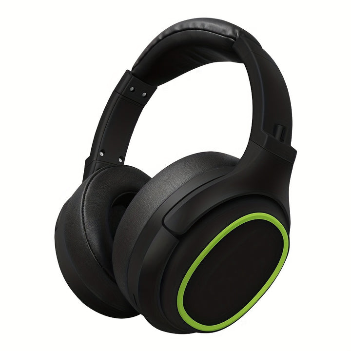 D-815 Wireless Gaming Headset with Deep Bass, HiFi Sound, Radio Function, Foldable & Adjustable Design, Long Battery Life, TF Card Support, AUX Cable Included - Ideal for Music & Calls