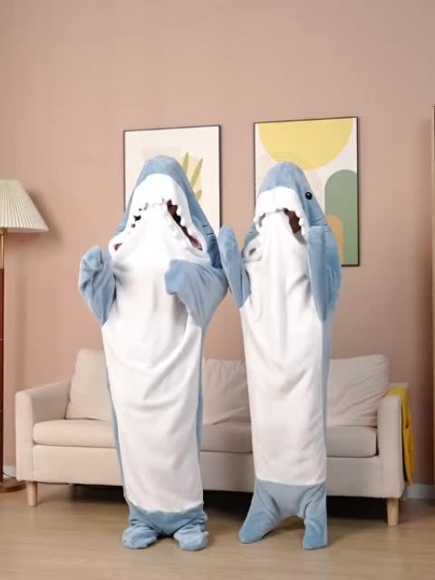 [Shark Blanket] Shark Pattern Blanket | 1pc | Flannel | Cute Funny | For Adult | For Sofa Couch Bed Car Camping