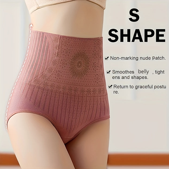 Seamless High Waist Body Shaper 1pc - Breathable Abdomen Briefs Panties Underwear Lingerie Waist Trainer