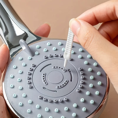10pcs Shower Cleaning Brush, Hole Artifact, Bathroom Toilet Nozzle Head Gap Needle