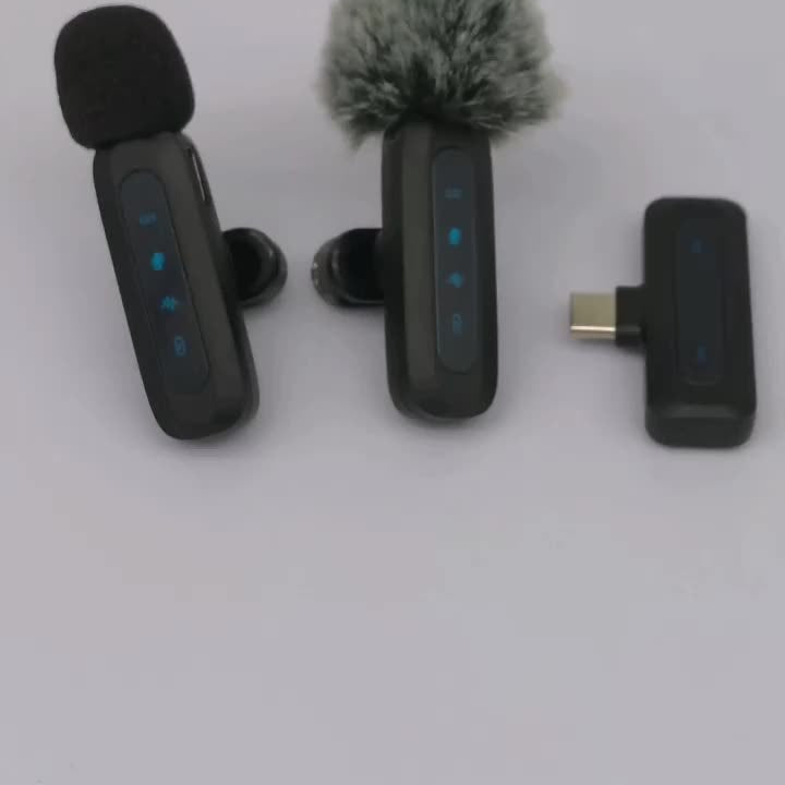 Compact Wireless Lavalier Mic with USB-C, Wireless Connectivity - Perfect for Smartphones, Tablets & Cameras | Ideal for Video Interviews, Podcasts & Vlogs