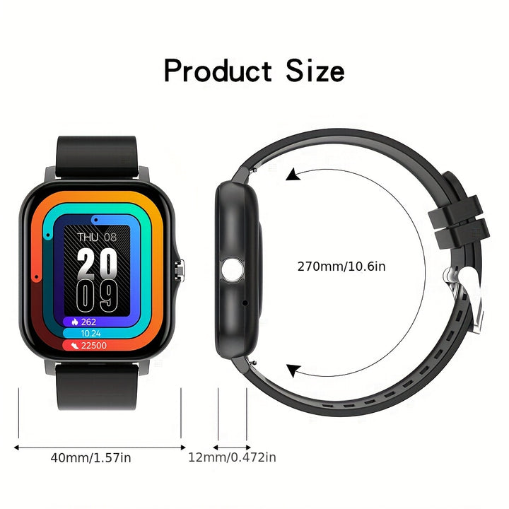 [Halloween Fitness Smart Watch] Halloween Christmas Fitness Smart Watch - 1.81 Inch Big Screen, Wireless Call, Message Reminder, Sports Data Backhaul, Multiple Sports Modes, Sleep Monitoring, Remote Control Photography, Sport