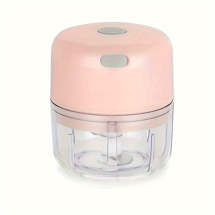 100/250mL USB Rechargeable Electric Garlic Chopper - Strong &Durable Grinder For Chilli, Ginger & Vegetables!