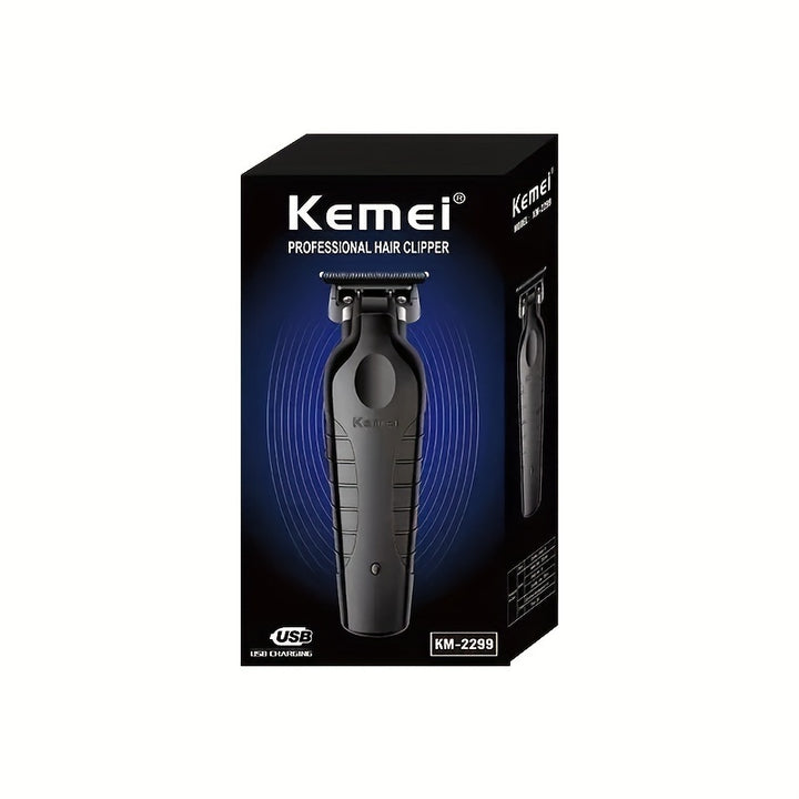 KM-2299 Electric Clipper Electric Clipper USB Oil Head Carving Push Clipper Hair Salon Hair Clipper