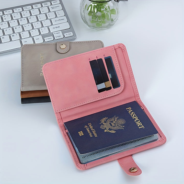 Multi Functional Passport Protector | Convenient Document Holder | Multi-card Passport Holder