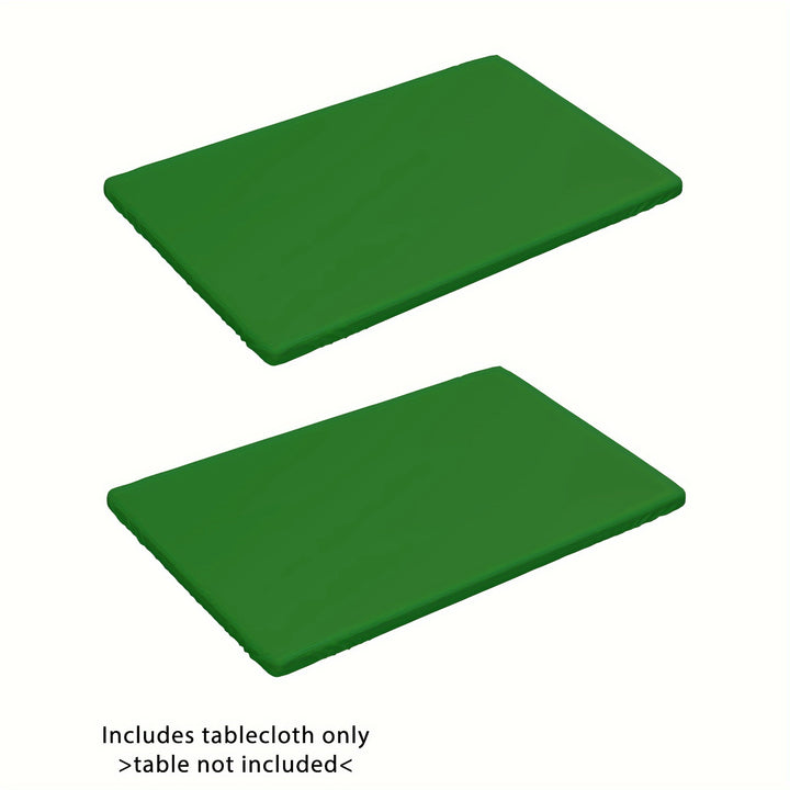 [4ft/6ft Foldable Tablecloth] 1pc Washable Rectangular Tablecloth for Outdoor Parties and Camping - Foldable, Elastic, and Fitted - 4ft/6ft Size - Durable Polyester Fabric for Home Decor