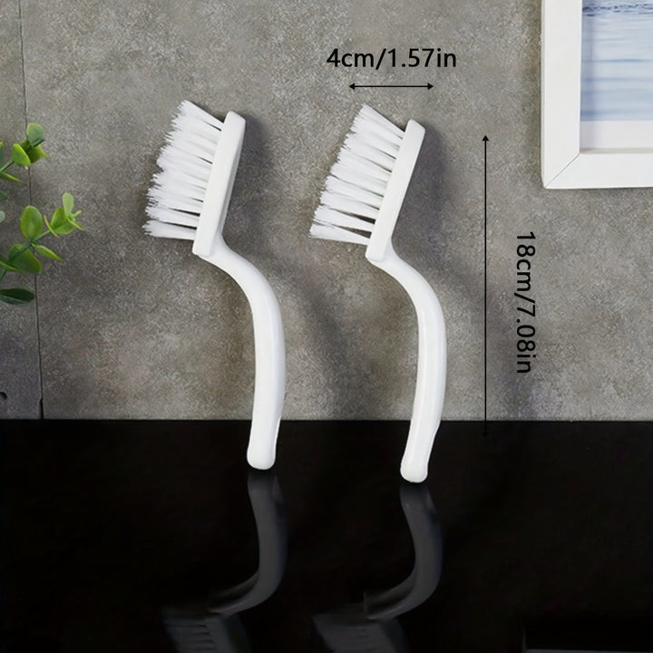 1pc, Groove Cleaning Brush, Handheld Crevice Brush, Bathroom Floor Wall Tile Toilet Cleaning Brush, Window And Door Track Brush, Dust Removal Brush, No Dead Corner, Cleaning Supplies, Cleaning Tool, Back To School Supplies