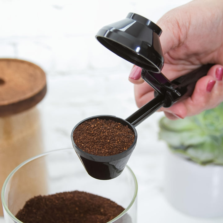 Coffee Scooper & Funnel for Reusable K Cup Refillable Coffee Pods, 2 Tablespoon Capacity