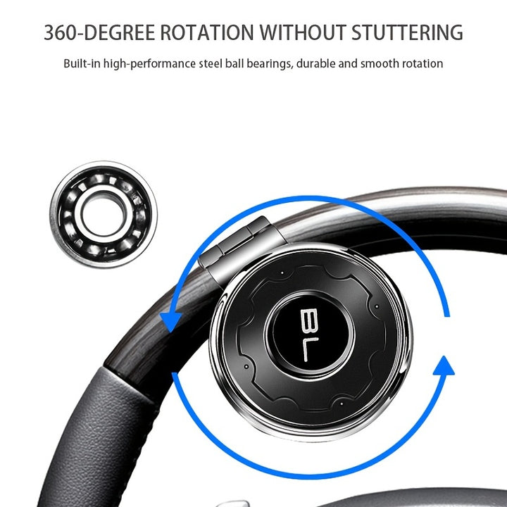 The Car Power Steering Ball With Golden Bearings, Truck Handle Steering Wheel Auxiliary Power Steering Universal Model.
