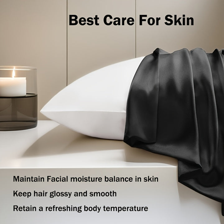 1 Pair Solid Color Simulation Color Ding Pillowcase Home Bedding Envelope Pillow