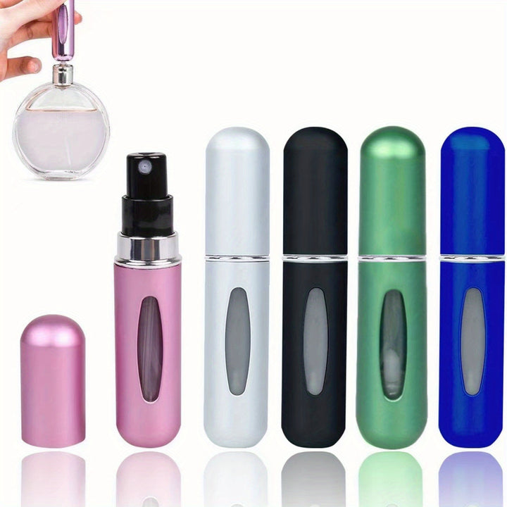 [1/4pcs Portable Perfume Bottle 5ml] 1/4pcs Perfume Bottle 5ml Travel Portable Cosmetic Spray Bottle Empty Bottle