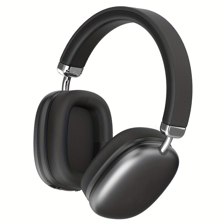 Wireless 40-Hour Rich Bass Gaming Headset - Over-Ear Design with Active Noise Cancellation, Crystal-Clear Calls & Type-C Charging - Compatible with Smartphones, Tablets, Gaming Consoles, Office Headset | Sleek Design | Soft E