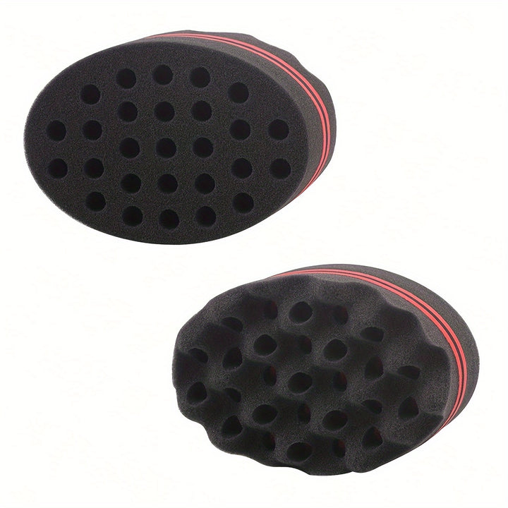 Durable ABS Plastic Afro Curly Hair Styling Sponge - Wave & Curl Care Brush for Twist and Lock Fashion
