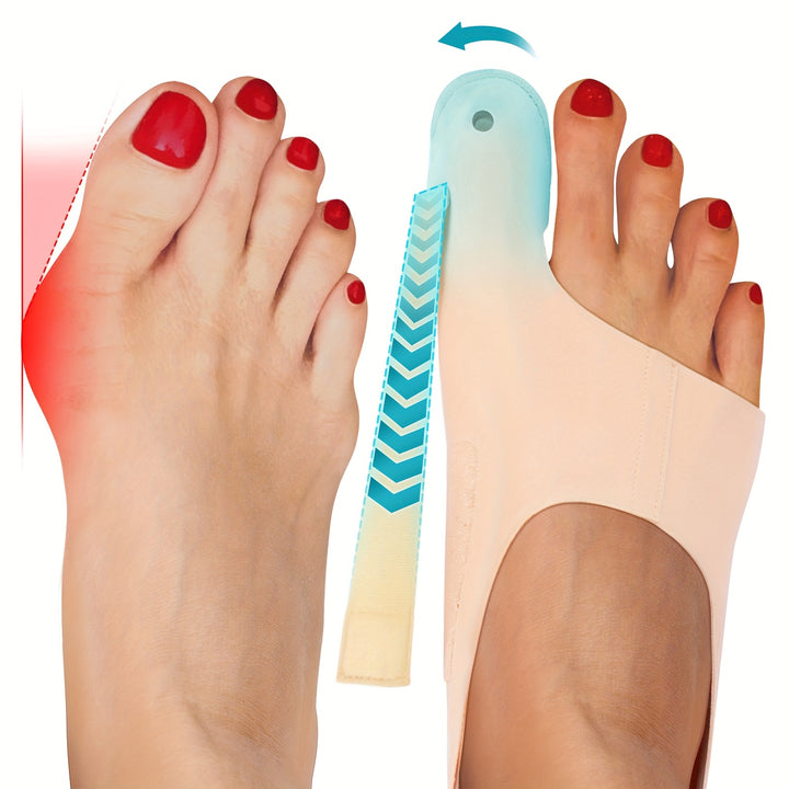 Tissu respirant, pied efficace pour une utilisation de jour et de nuit, idéal pour la course, facile à porter, durable et soulagement de la fatigue, parfait pour l'hallux valgus et le soutien orthopédique.