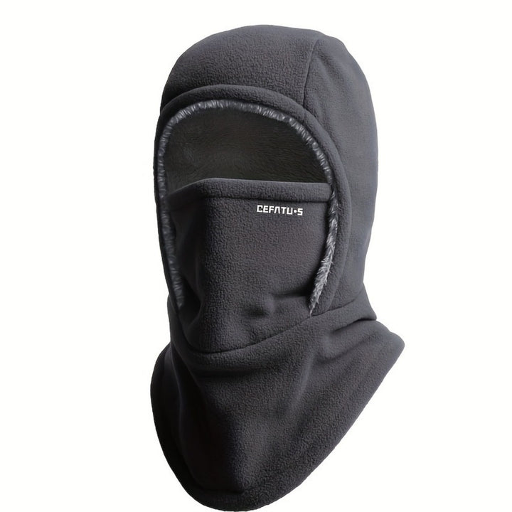 1pc Tungsten Steel Balaclava Face Mask, Thickened Windproof Winter Headwear, with Integrated Neck Warmer and Ear Flaps, Hand Washable, for Cycling, Running, Skiing, Fishing, Unisex