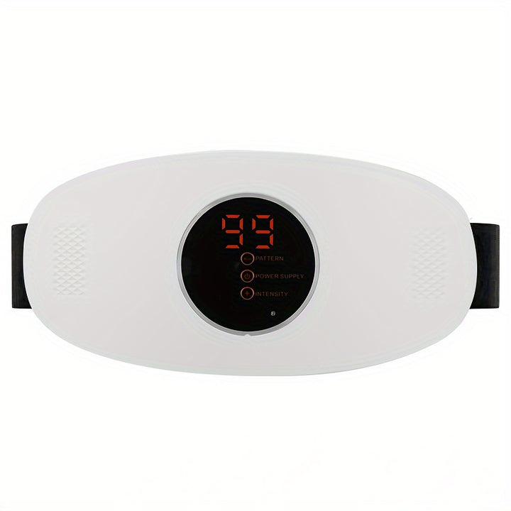 Rechargeable Waist Massager with Vibration - Includes Elastic Belt, USB Charging, Full Body Slimming & Toning Device