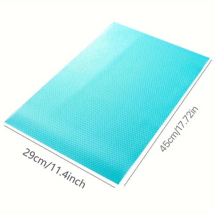 Tapis de réfrigérateur lavables 4 pièces - Imperméable et résistant à l'huile - Parfait pour étagères, réfrigérateurs, armoires, placards et tiroirs