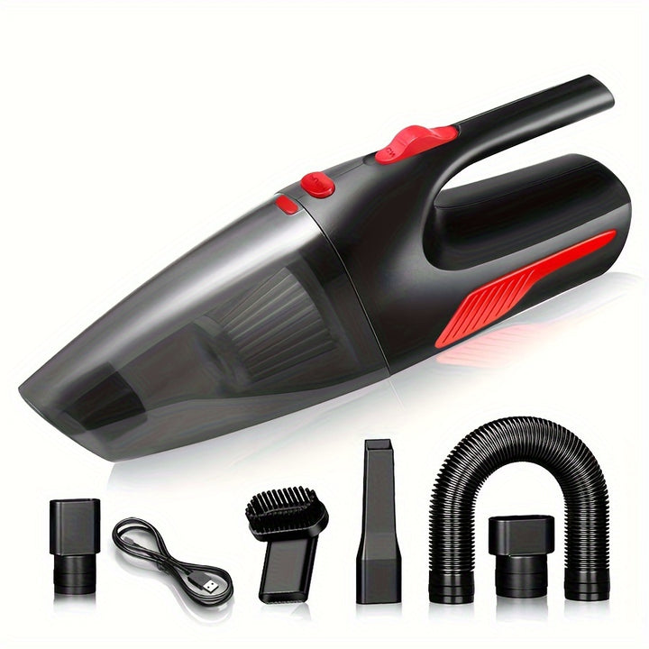 Portable Mini Handheld Vacuum Cleaner - Wireless Dual-Use High-Power Home Appliance for Car Interior, Kitchen, Keyboard, Sofa Cleaning with USB Charging and Long-Lasting Battery Life