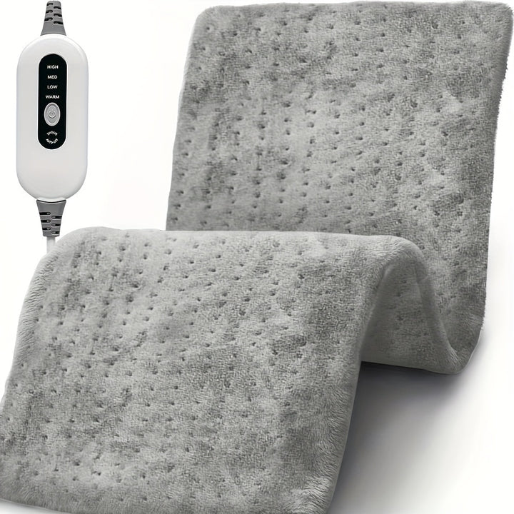 Heating Pad for Back, Soft Flannel, 24×12in, 4 Heat Settings & 2-Hour Auto-Off, Fast Heating Up to 150°F, Wet/Dry Options, Heated Pad for Neck, Shoulders, Knees, Arms & Legs, Machine Washable - Perfect Mother's Day & Birthd