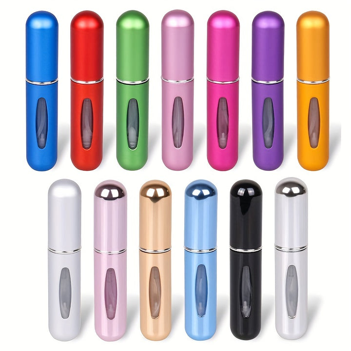 5ml portable compact refillable perfume spray bottle - perfect for travel and smell-1/6pcs