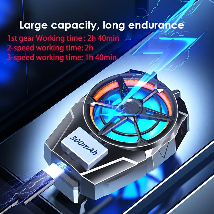 New X52 Cooling Fans For Mobile Phone Rechargeable Battery Silent Cooler Three Speed Adjustable Cell Phone Gaming Radiator