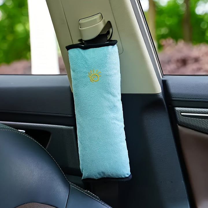 Plush Seat Belt Shoulder Cover - Car Interior Accessories - Soft, Lengthened, and Thickened Safety Belt Holder with Cute Design